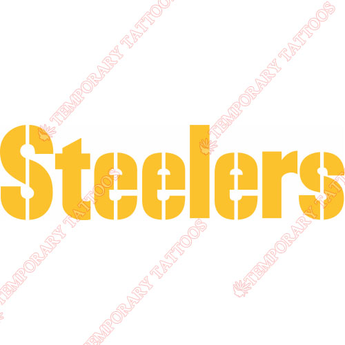 Pittsburgh Steelers Customize Temporary Tattoos Stickers NO.681